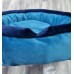 [LT] Guolis šunims - šviesiai mėlynas - veliūro audinys - 55 x 50 cm Dzūkijos baldų fabrikas 