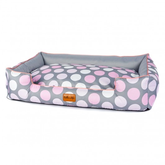 Halka Life Boo gultas šunims - rožiniai taškai Halka Life Boo gultai 