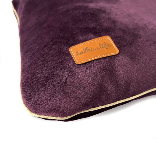 EBIVEL gultas/pagalvėlė - slyvų spalvos Halka Life gultai 