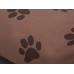 Čiužinys šunims Eco Prestige - šviesiai rudas su pėdutėmis Eco Prestige čiužiniai šunims 
