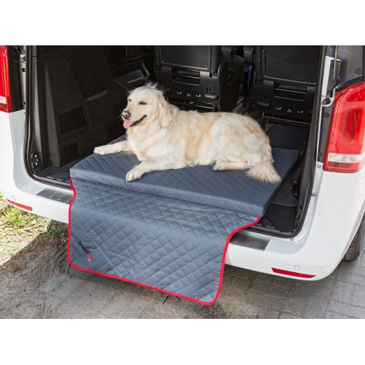 Šuns gultas automobilio bagažinei "Light Trunk" (pilkas) Hobby Dog gultai automobiliui 