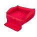 Šuns gultas automobilio bagažinei "Royal Trunk" (raudonas) Hobbydog gultai automobiliui 