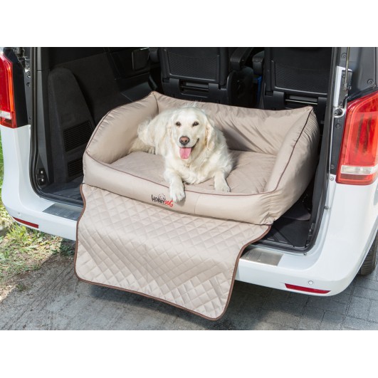 Šuns gultas automobilio bagažinei "Royal Trunk" (rausvai gelsvas)