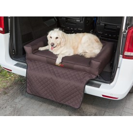 Šuns gultas automobilio bagažinei "Viki Trunk" (tamsiai rudas)