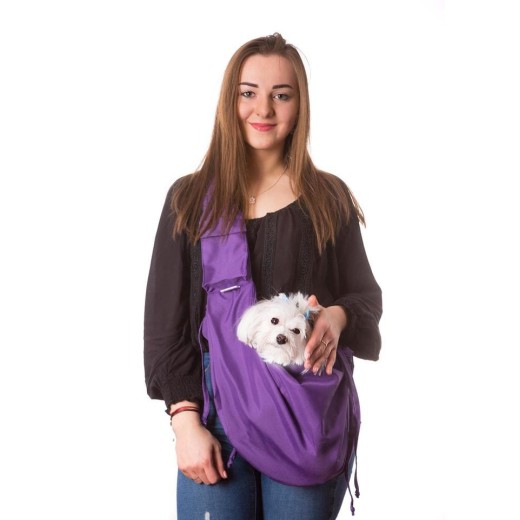 Kelioninis krepšys šunims Juliette, violetinė spalva