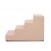 Laiptai šunims - Inari - smėlio spalva [L dydis, 4 pakopos] L dydis - 4 pakopos 