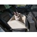 Doggy automobilio gultas/kėdutė šunims - smėlio spalvos, eko oda Doggy gultai automobiliui 