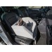 Doggy automobilio gultas/kėdutė šunims - pilkas, eko oda Doggy gultai automobiliui 