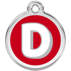 Red Dingo ID pakabukas, raidė "D" su graviravimu