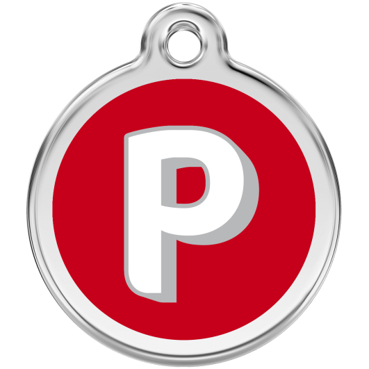 Red Dingo ID pakabukas, raidė "P" su graviravimu