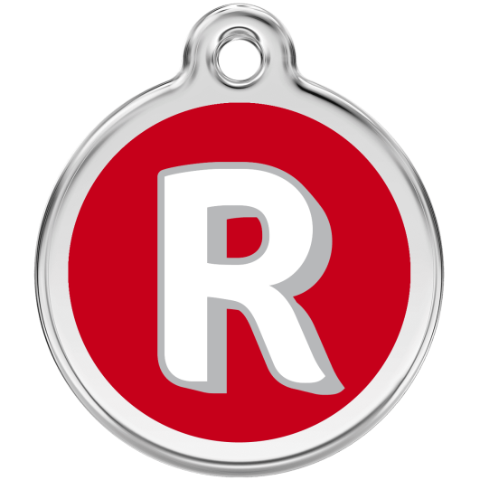Red Dingo ID pakabukas, raidė "R" su graviravimu