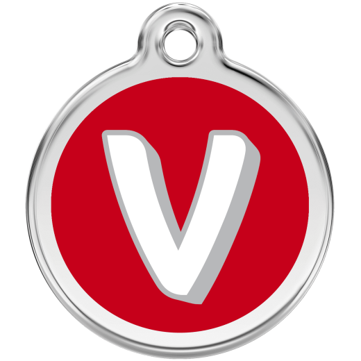 Red Dingo ID pakabukas, raidė "V" su graviravimu