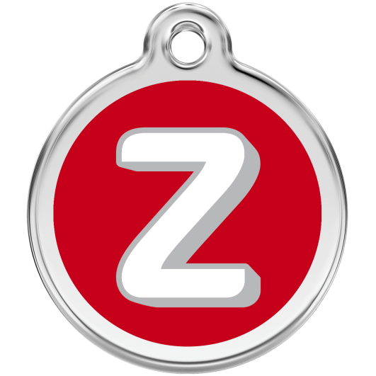 Red Dingo ID pakabukas, raidė "Z" su graviravimu Pakabukai su raidėmis (A-Z) 