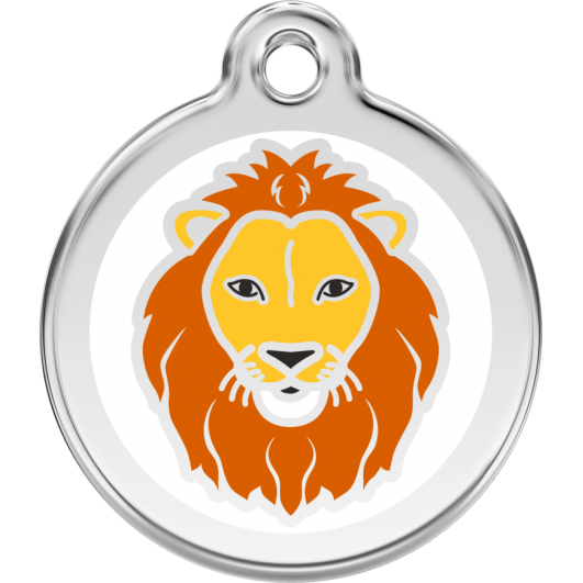 Red Dingo ID pakabukas "Lion" su graviravimu Nerūdijančio plieno pakabukai su emaliu 