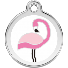 Red Dingo ID pakabukas "Flamingo White" su graviravimu