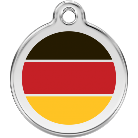 Red Dingo ID pakabukas "German Flag" su graviravimu