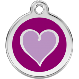 Red Dingo ID pakabukas "New Heart purple" su graviravimu