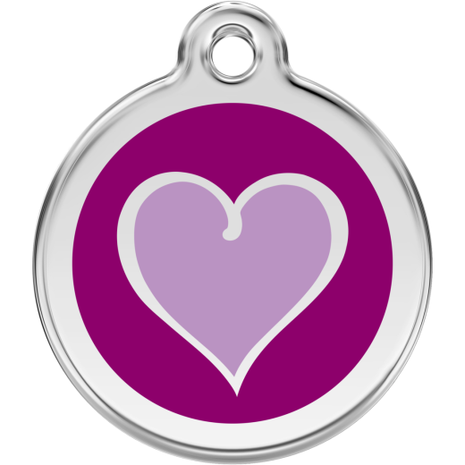 Red Dingo ID pakabukas "New Heart purple" su graviravimu
