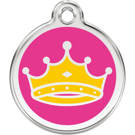 Red Dingo ID pakabukas "Queen Hot Pink" su graviravimu