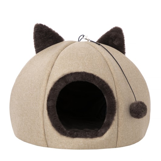 Kitty Head namelis katėms. Rausvai gelsvas Nameliai katėms 