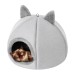 Kitty Head namelis katėms. Pilkas Nameliai katėms 