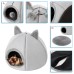 Kitty Head namelis katėms. Pilkas Nameliai katėms 